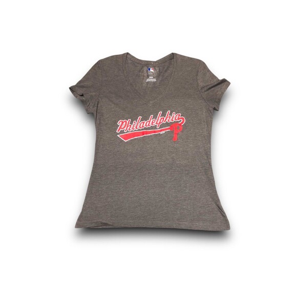 General Merchandise MLB Women's Philadelphia Phillies V-Neck T-Shirt - Med - Picture 1 of 4